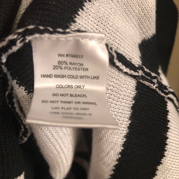 EUC Derek Heart Black/White Sweater Dress Size 3XL - Picture 4 of 6